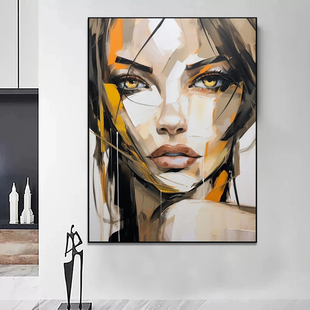 Seu Toque Cool: Pôster de Mulher em Estilo Graffiti