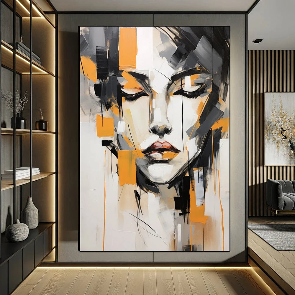 Seu Toque Cool: Pôster de Mulher em Estilo Graffiti