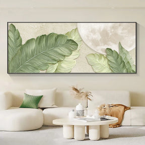 Sua Arte Verde: Pintura em Canvas para Um Toque Moderno