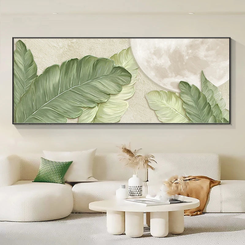 Sua Arte Verde: Pintura em Canvas para Um Toque Moderno
