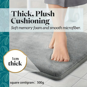 3PC  Bathroom Rugs Velvet Memory Foam Non-Slip Bath Rugs Machine Wash Dries Quickly - Ultra Soft Bath Mats for Bedroom kitchen