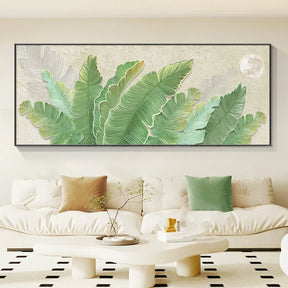 Sua Arte Verde: Pintura em Canvas para Um Toque Moderno