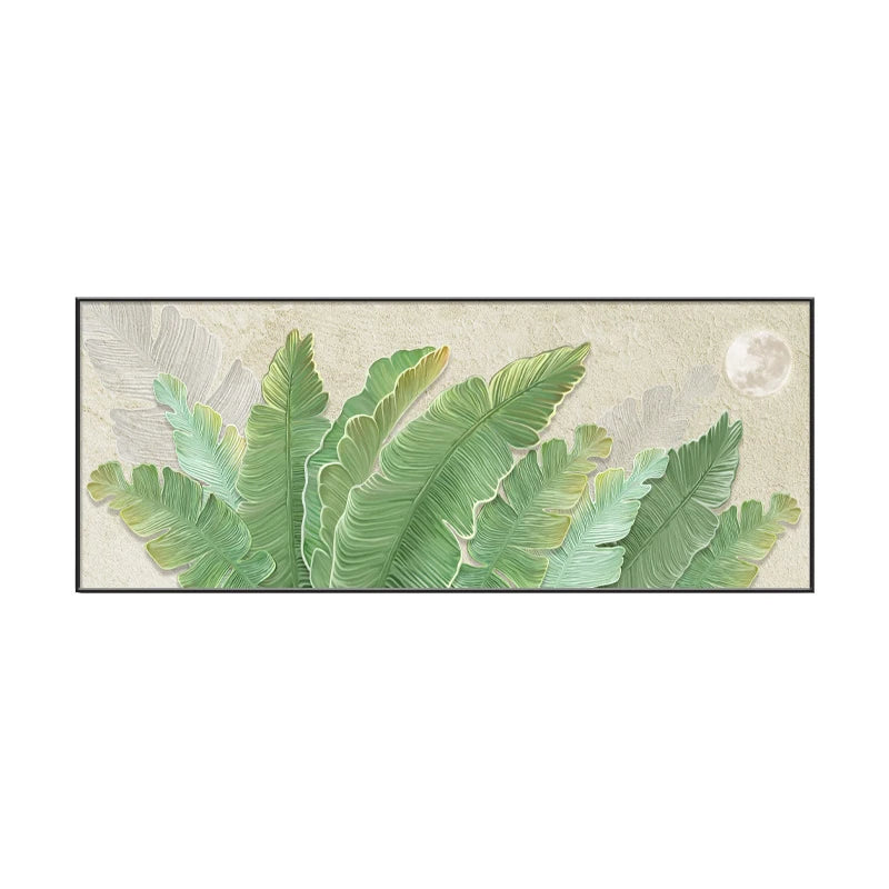 Sua Arte Verde: Pintura em Canvas para Um Toque Moderno