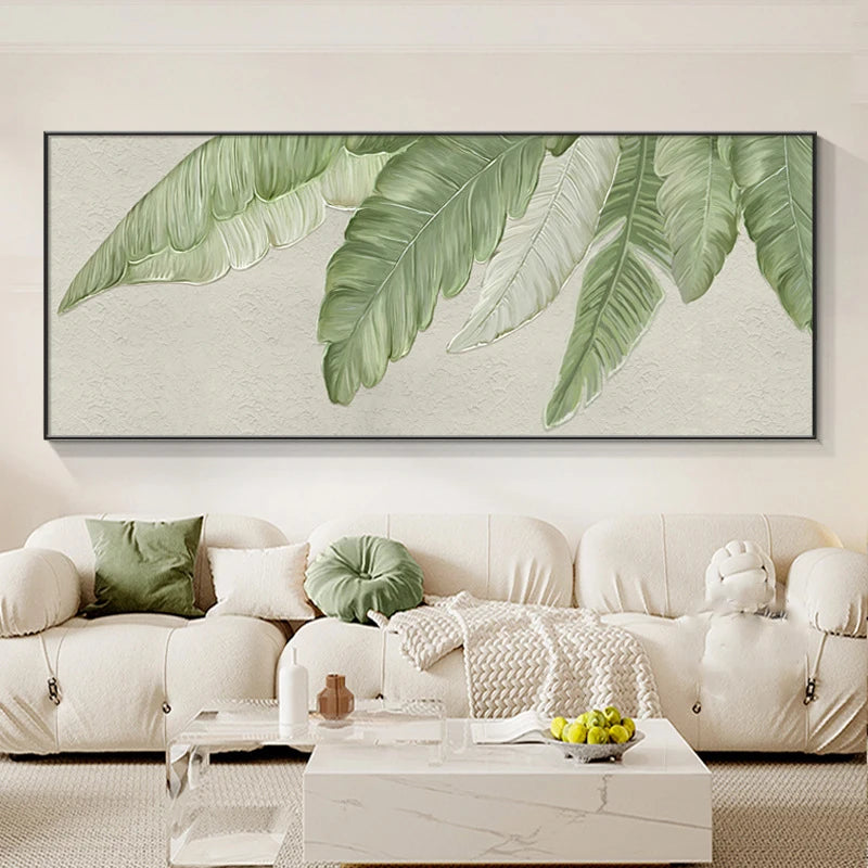 Sua Arte Verde: Pintura em Canvas para Um Toque Moderno