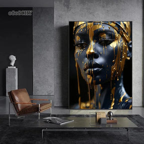 Seu pôster especial de beleza africana para a sala! - Minha loja