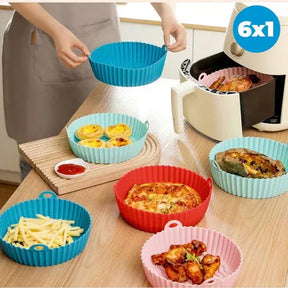 PROMOÇÃO 6x1 CleanFry™ – Formas Térmicas Reutilizáveis - Minha loja